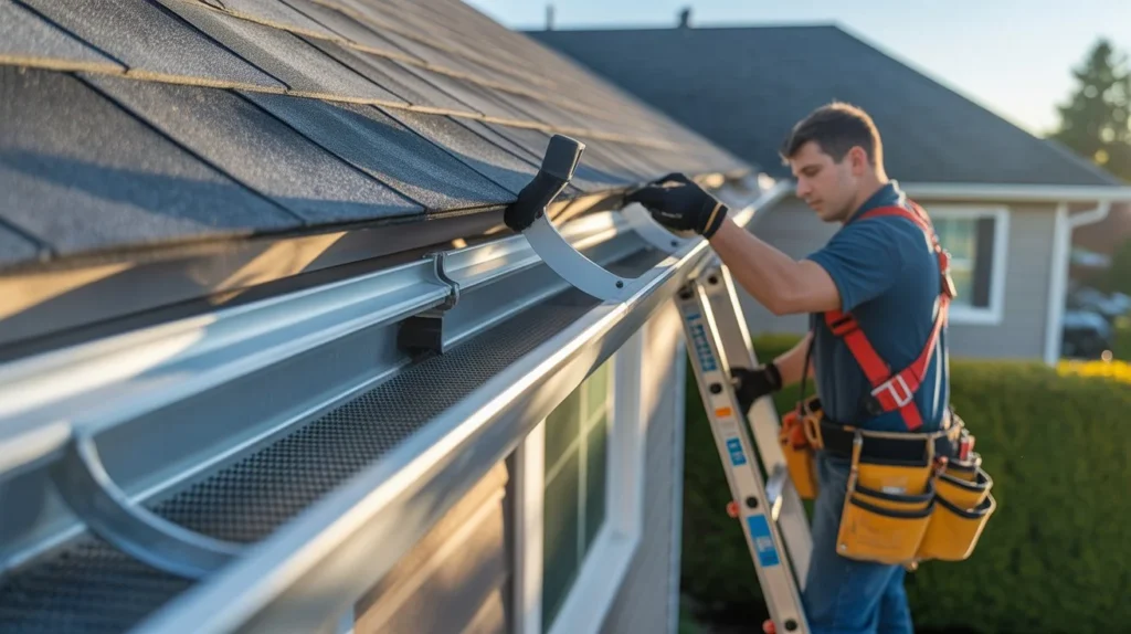 How Much Does It Cost to Install Gutter Guard on a residential roof with professional installer