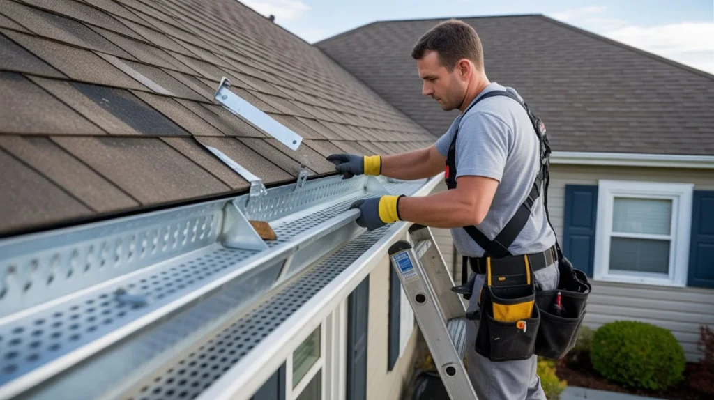 How Much Does It Cost to Install Gutter Guard during roof maintenance service