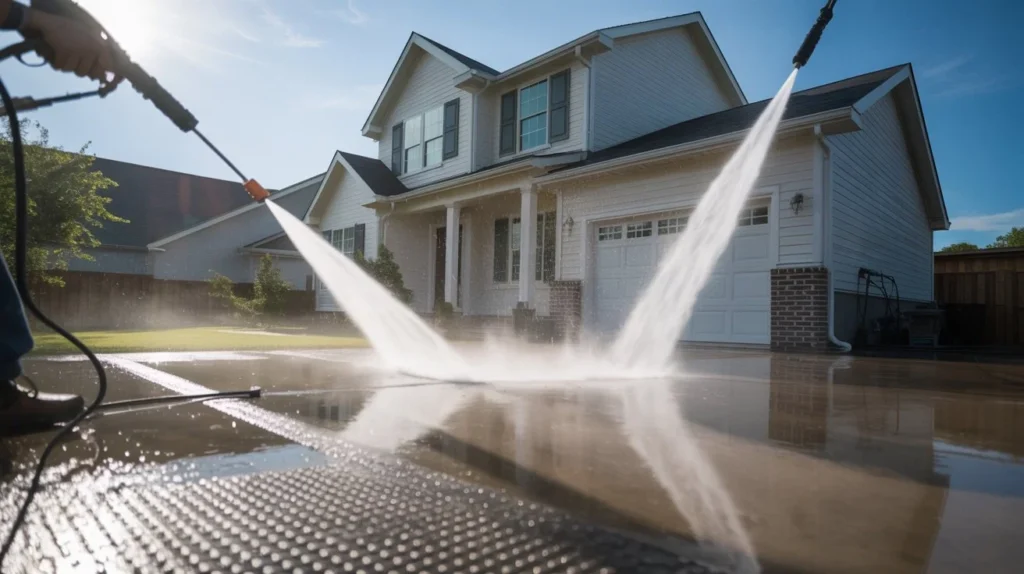 How much does it cost to pressure wash a house exterior cleaning with dual spray washers