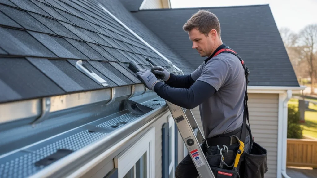 How Much Does It Cost to Install Gutter Guard with metal mesh system by expert