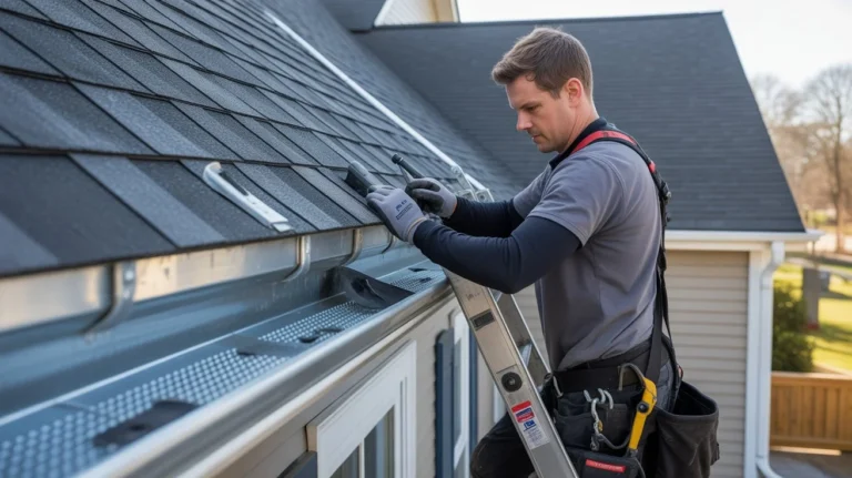 How Much Does It Cost to Install Gutter Guard with metal mesh system by expert