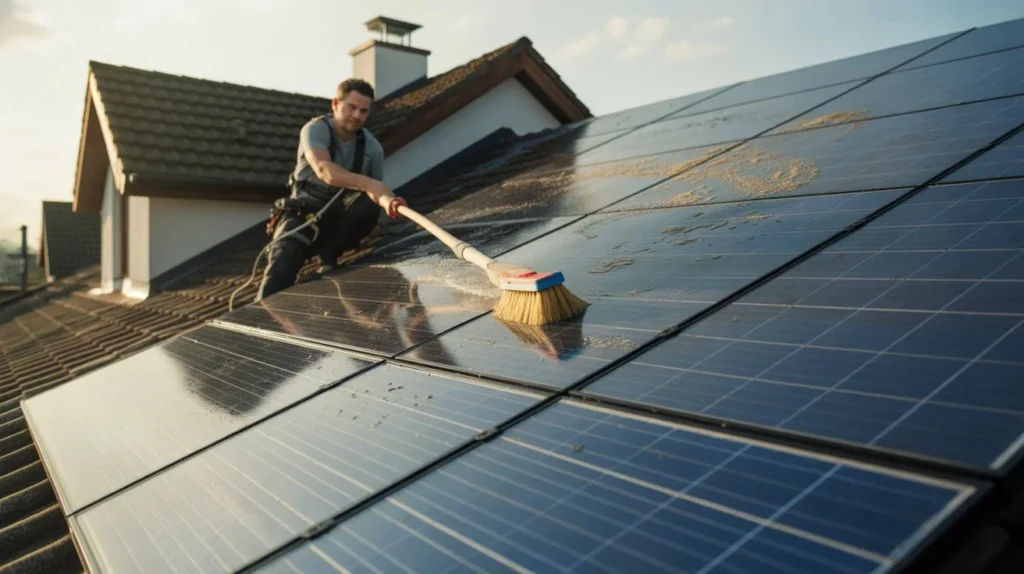 Is Solar Panel Cleaning Worth It for improving efficiency of residential solar systems