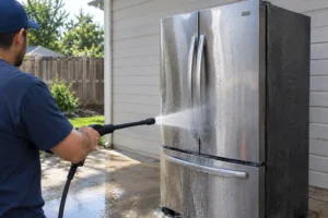 Can You Power Wash a Fridge?