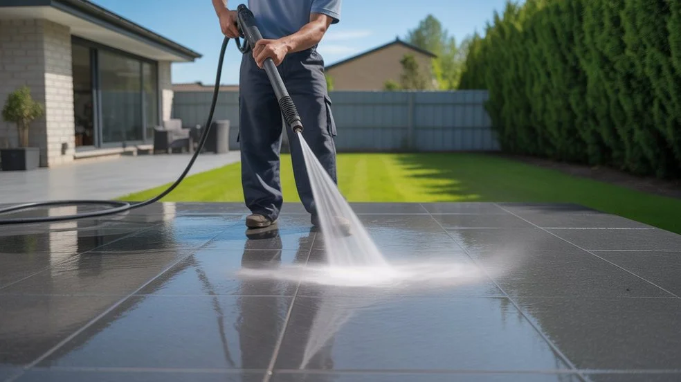 Can You Pressure Wash Granite patio surface with professional pressure washer