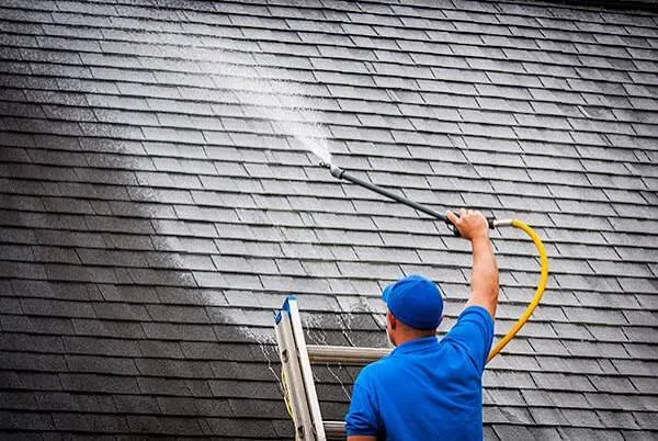 what is soft wash roof cleaning