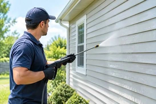 how to wash house siding